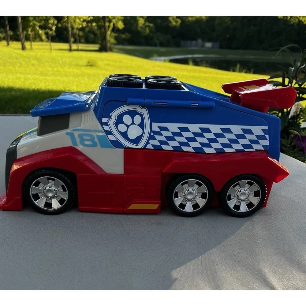Paw Patrol Ready Race Rescue Mobile Pit Stop Team Vehicle Nickelodeon‎ Toy